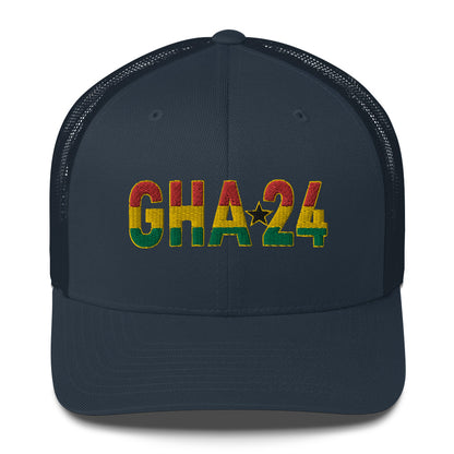 GHANA 24 FLOW INTERNATIONAL Trucker Cap