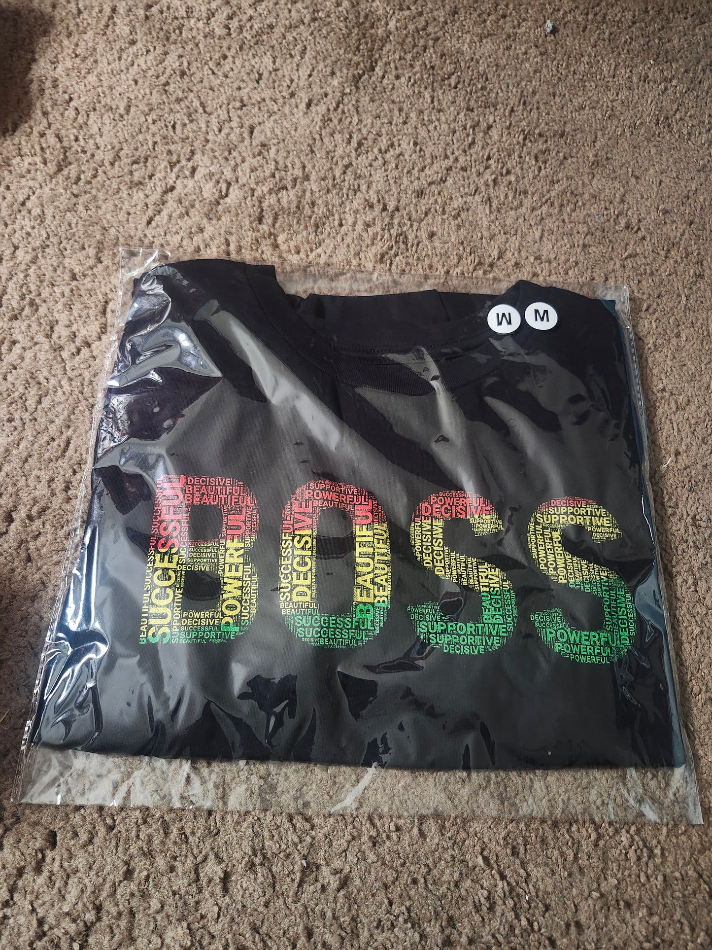 BOSS WordCluster Tee. SPECIAL PRICE