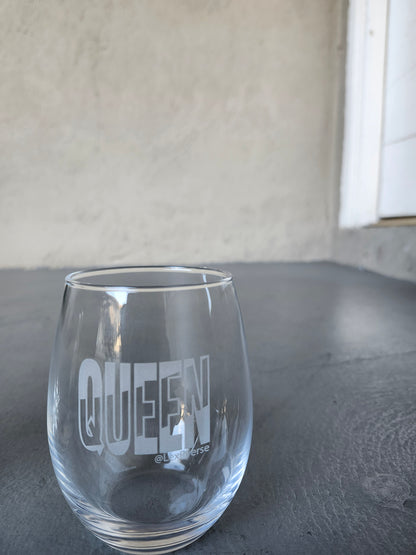 QUEEN Wine Glass