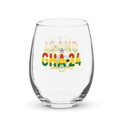 GHANA 24 FLOW INTERNATIONAL Stemless wine glass