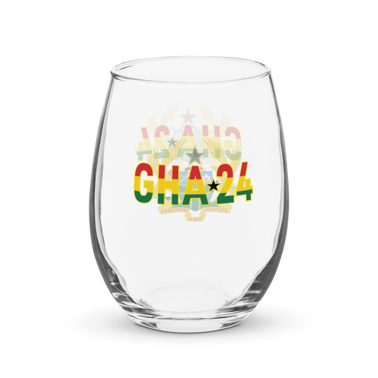 GHANA 24 FLOW INTERNATIONAL Stemless wine glass