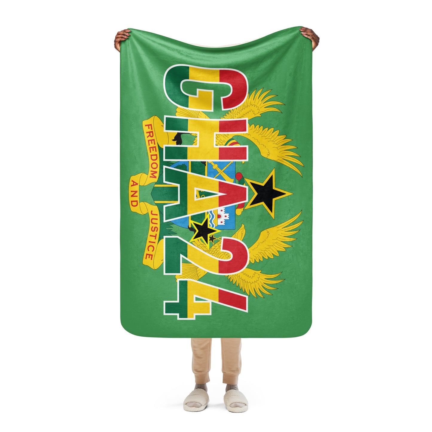 GHANA FLOW 24 Sherpa blanket