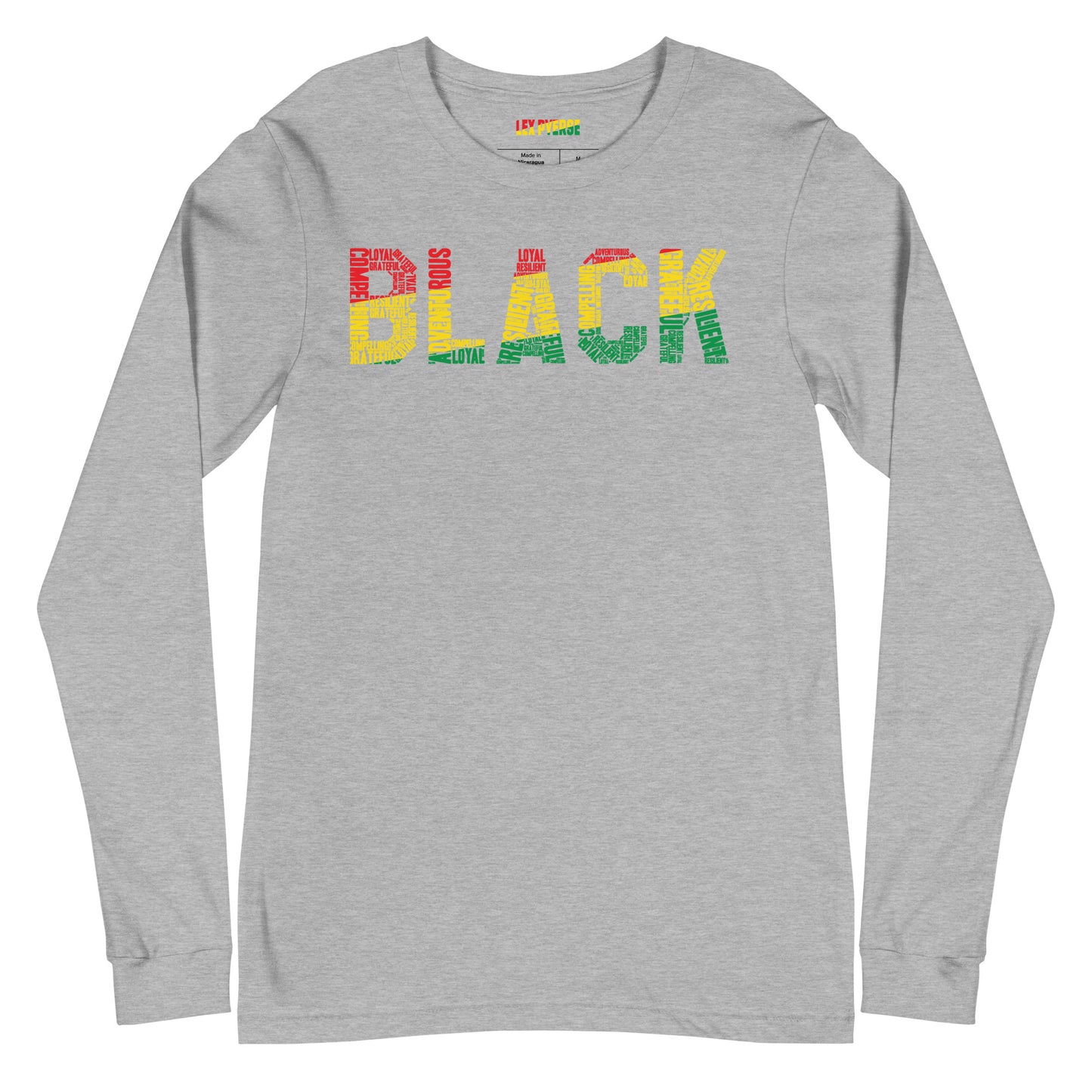 BLACK Unisex Long Sleeve Tee