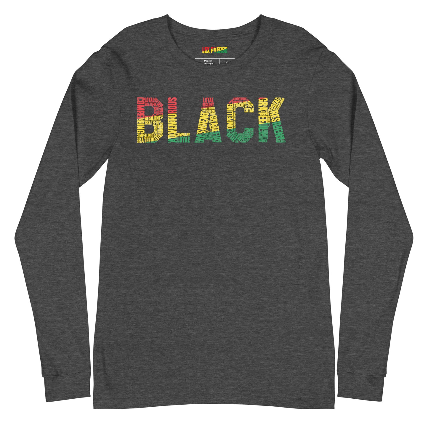 BLACK Unisex Long Sleeve Tee