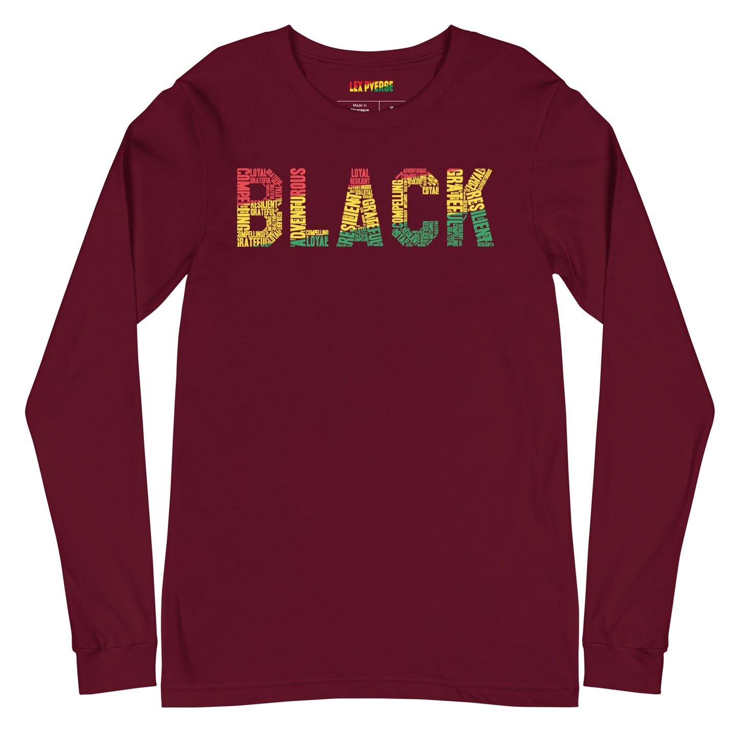 BLACK Unisex Long Sleeve Tee