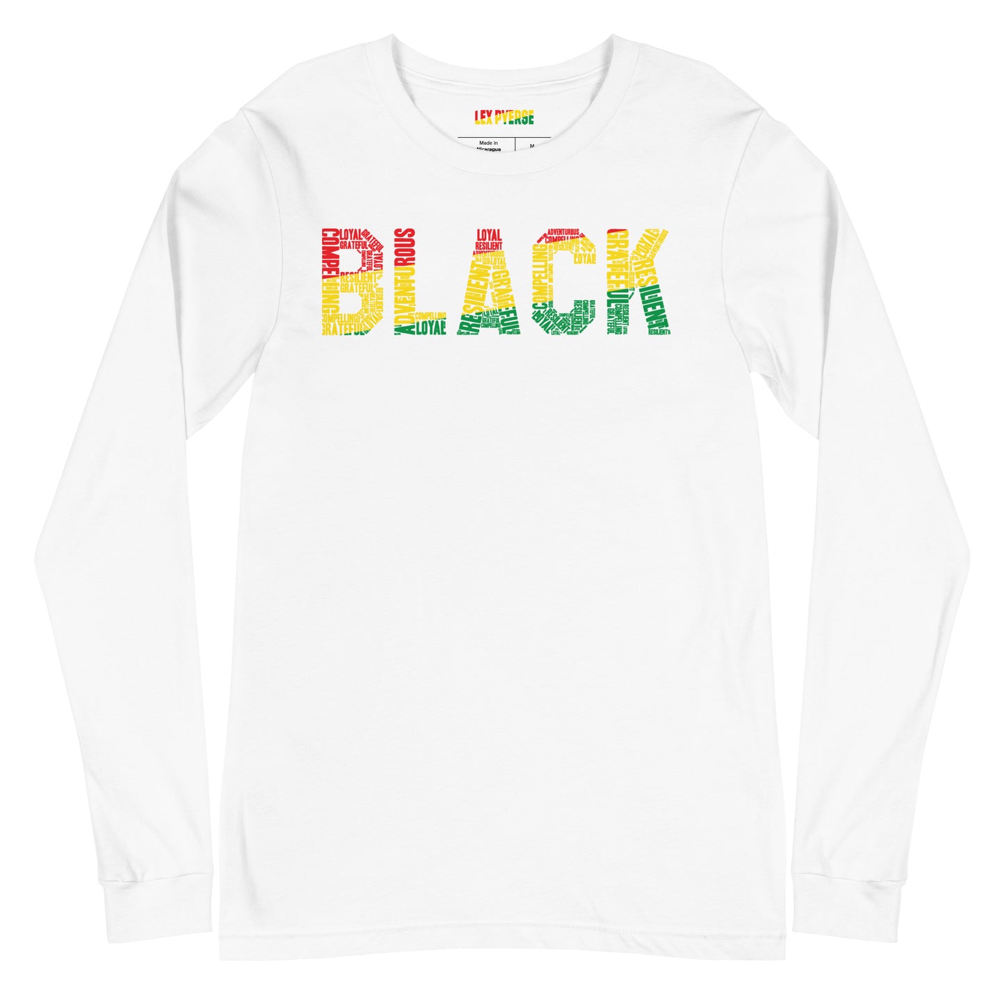 BLACK Unisex Long Sleeve Tee