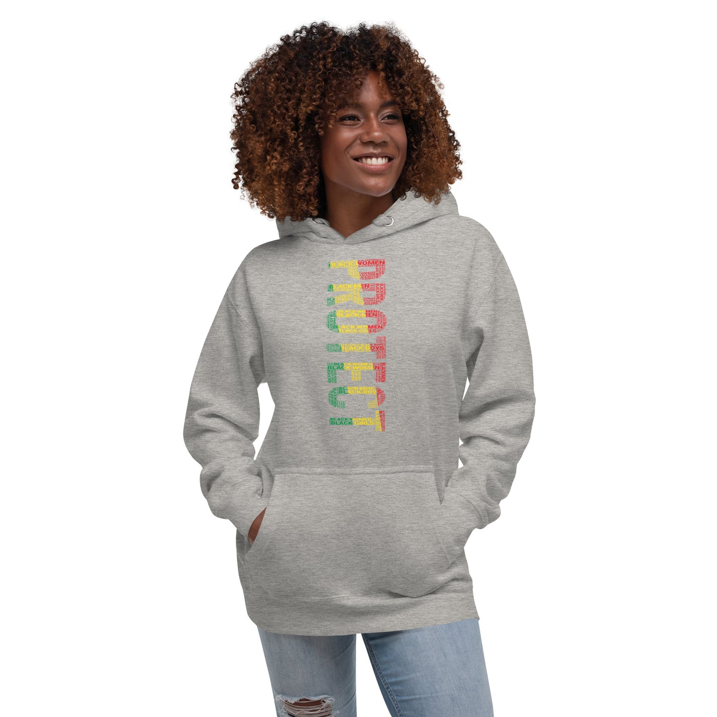 PROTECT (Vertical) Word Cluster Unisex Hoodie