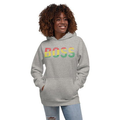 BOSS  Pan-African Inspired Word Cluster Unisex Hoodie