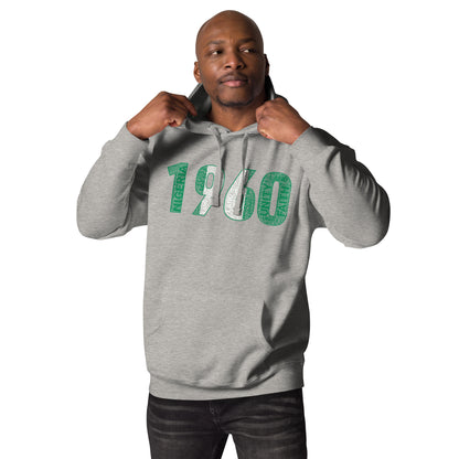 NIGERIA INDEPENDENCE 1960 NATIONAL FLAG INSPIRED Word Cluster Unisex Hoodie