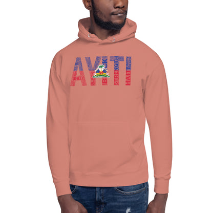 HAITI  AYITI NATIONAL FLAG INSPIRED Unisex Hoodie