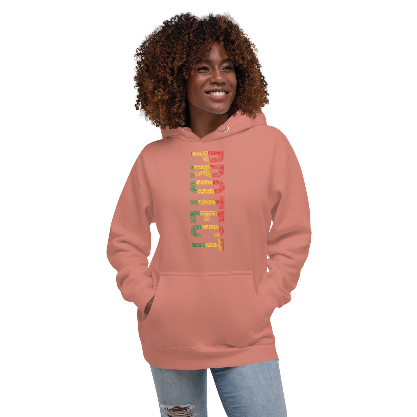 PROTECT (Vertical) Word Cluster Unisex Hoodie