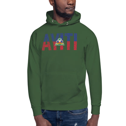 HAITI  AYITI NATIONAL FLAG INSPIRED Unisex Hoodie