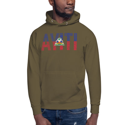 HAITI  AYITI NATIONAL FLAG INSPIRED Unisex Hoodie