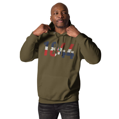 DOMINICAN REPUBLIC INDEPENDENCE National Flag Inspired Word Cluster  Unisex Hoodie