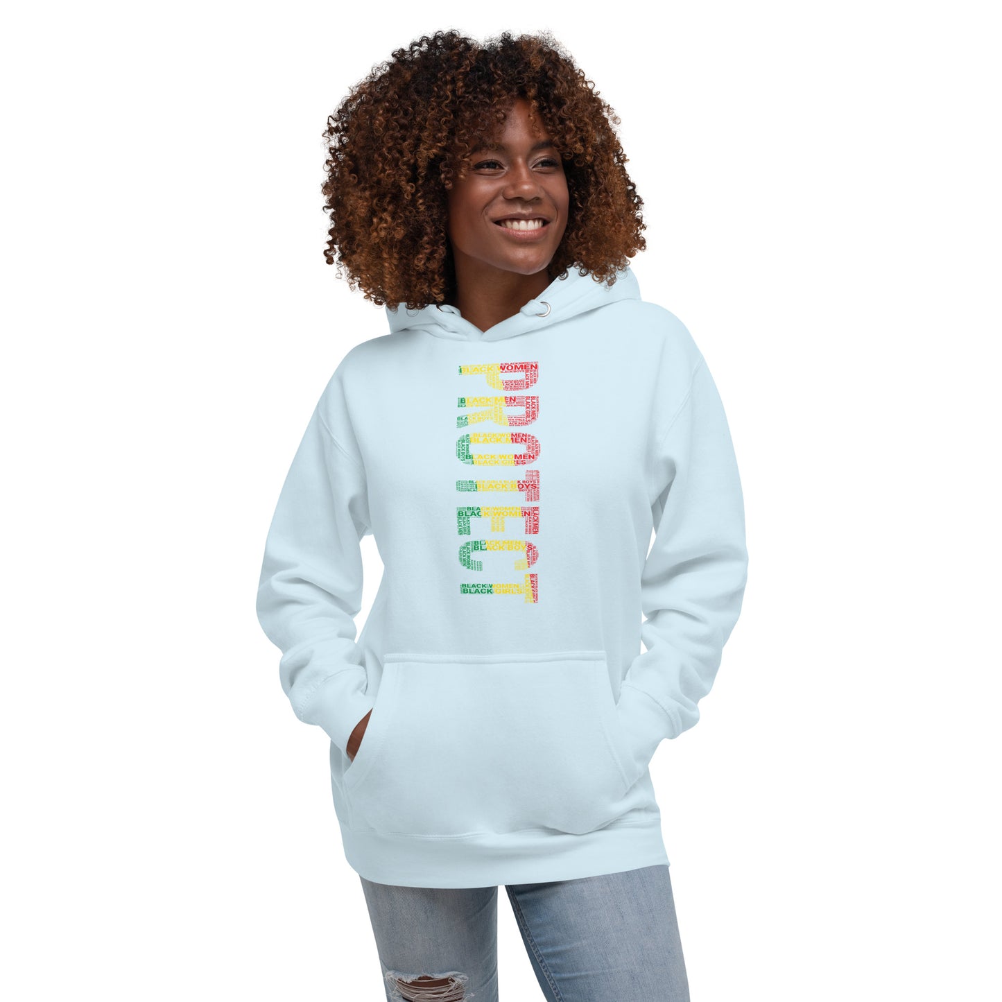 PROTECT (Vertical) Word Cluster Unisex Hoodie