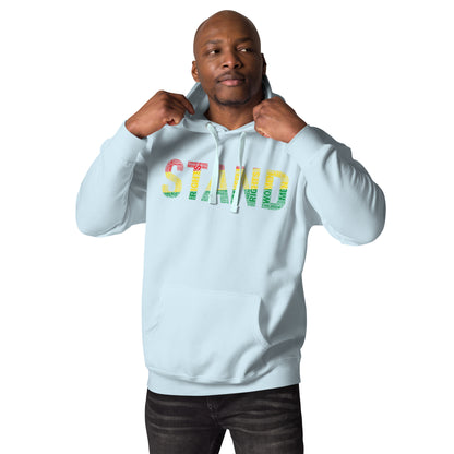 STAND Word Cluster Pan-African Color Unisex Hoodie