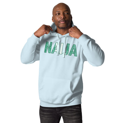 NIGERIA NAIJA Inspired Word Cluster Unisex Hoodie