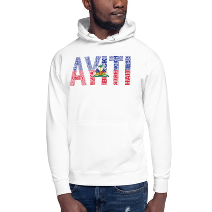 HAITI  AYITI NATIONAL FLAG INSPIRED Unisex Hoodie