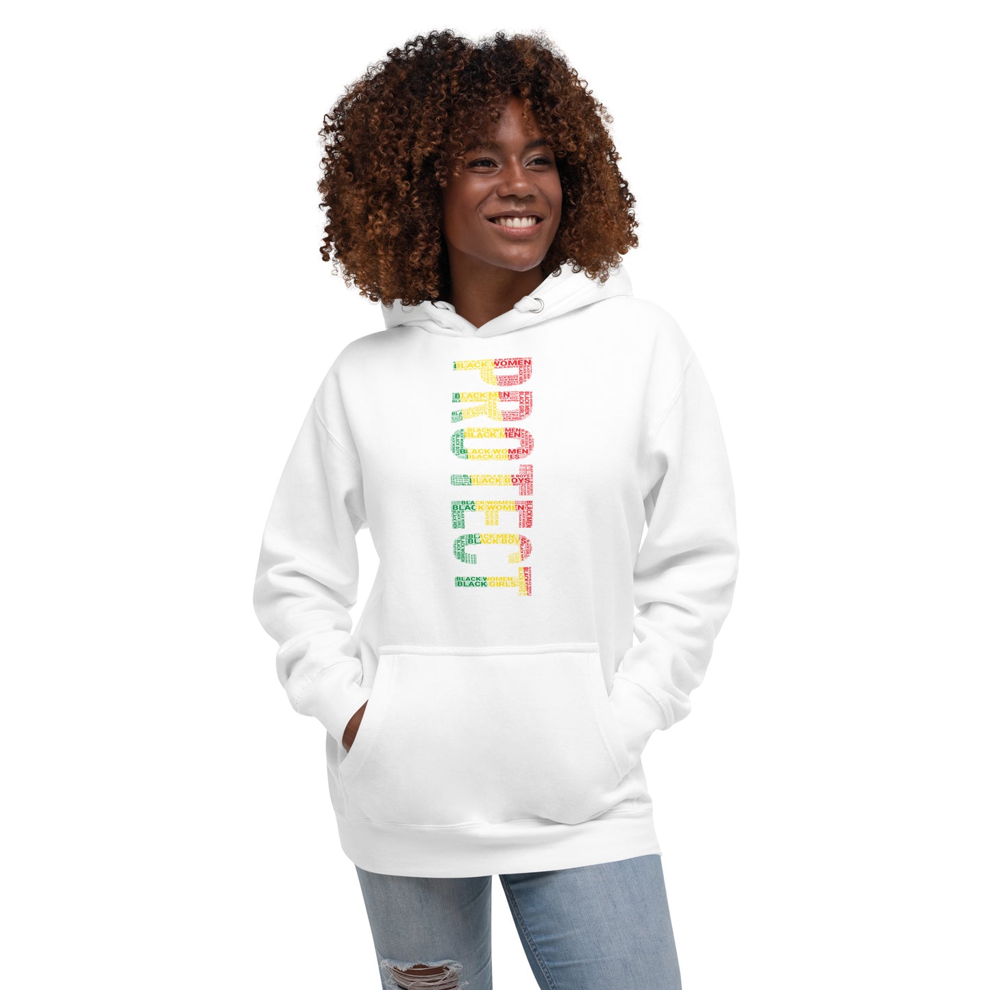 PROTECT (Vertical) Word Cluster Unisex Hoodie