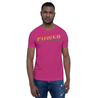 POWER Pan African Inspired Unisex t-shirt