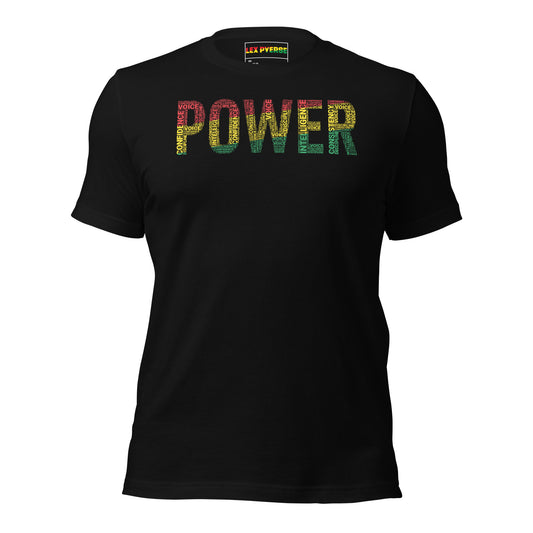 POWER Pan African Inspired Unisex t-shirt