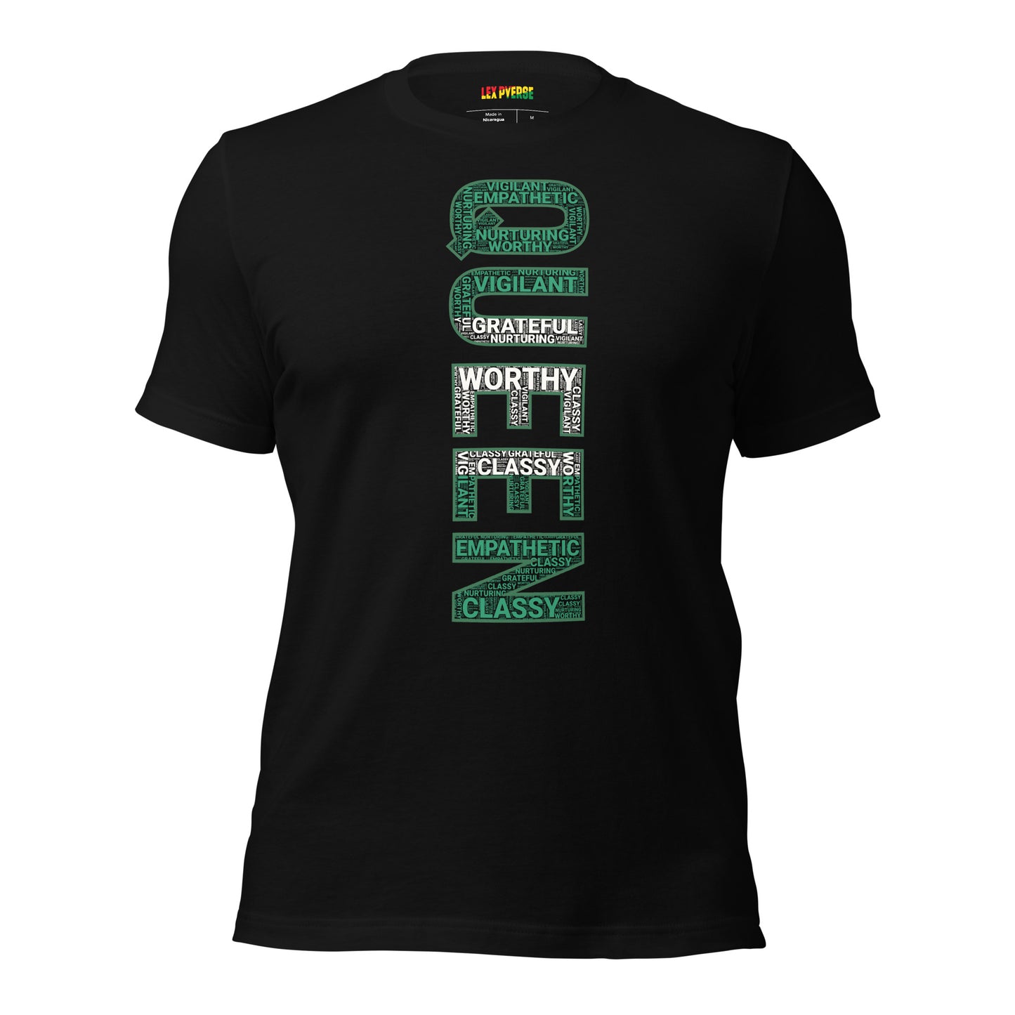 QUEEN (Vertical) Nigerian Inspired Short-Sleeve Unisex T-Shirt