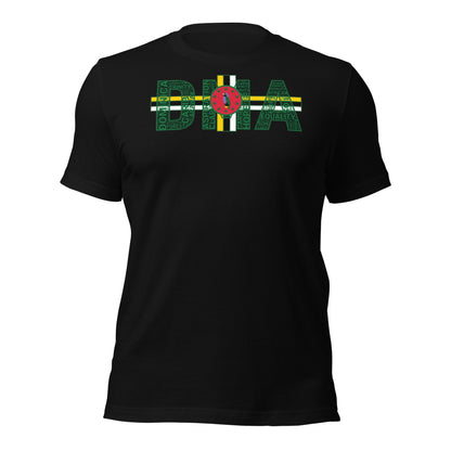DOMINICA DMA Word Cluster Unisex t-shirt