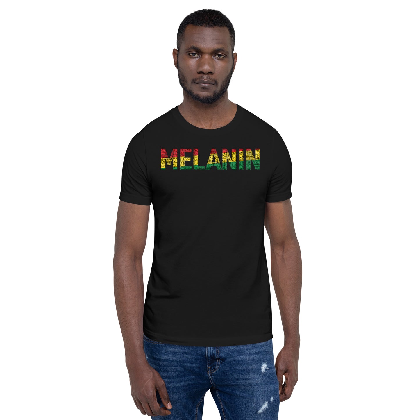 MELANIN Pan African Inspired Short-Sleeve Unisex T-Shirt