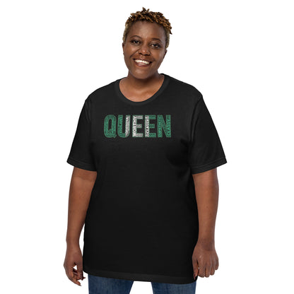 QUEEN Nigerian Inspired Word Cluster Unisex t-shirt