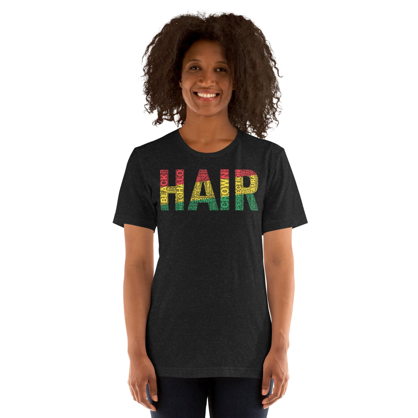 HAIR Word Cluster Short-Sleeve Unisex T-Shirt