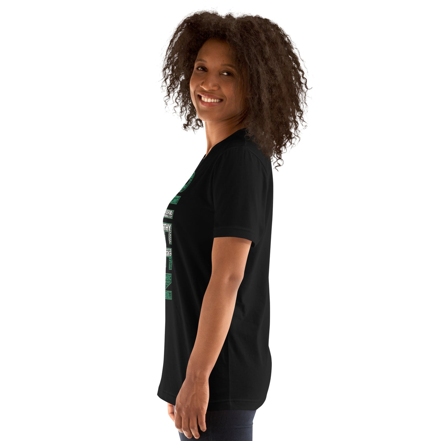 QUEEN (Vertical) Nigerian Inspired Short-Sleeve Unisex T-Shirt