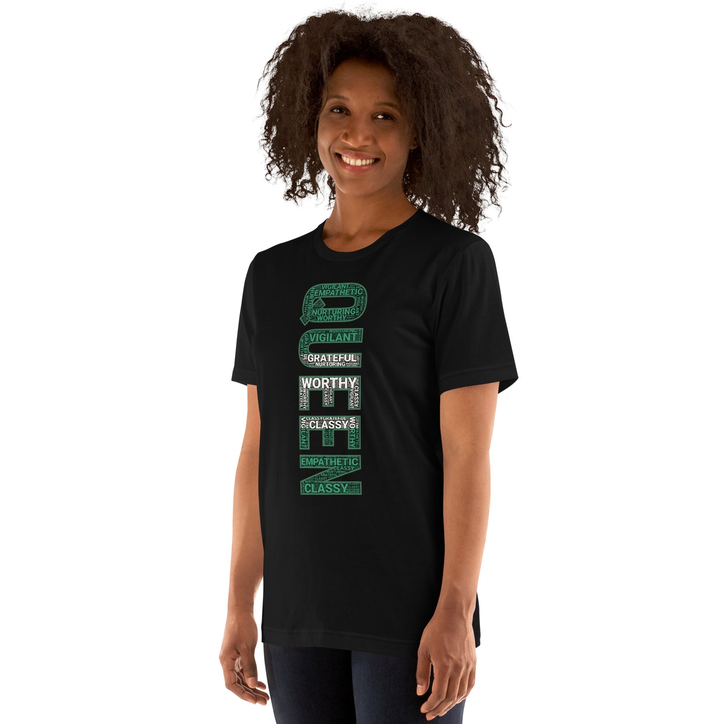 QUEEN (Vertical) Nigerian Inspired Short-Sleeve Unisex T-Shirt