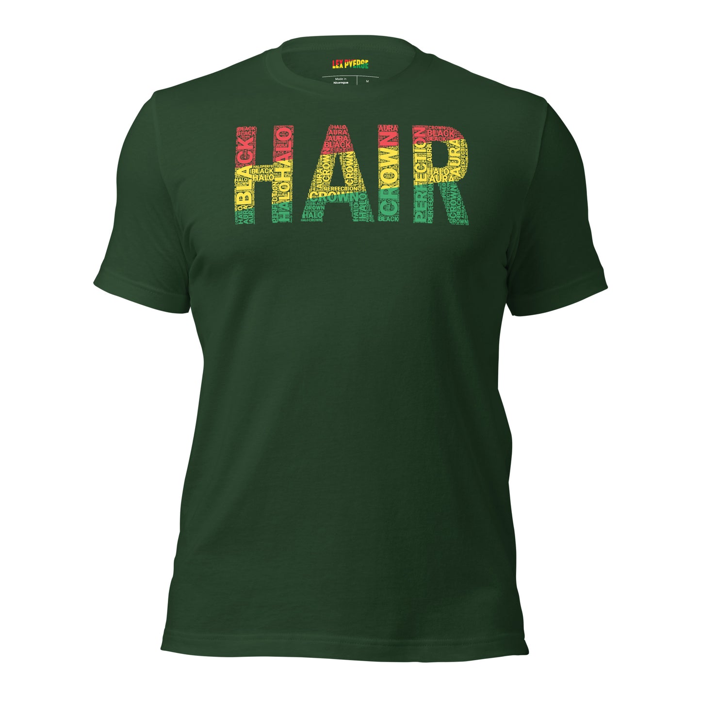 HAIR Word Cluster Short-Sleeve Unisex T-Shirt