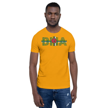 DOMINICA DMA Word Cluster Unisex t-shirt