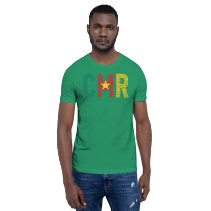 Cameroon CMR Inspired Word Cluster Unisex t-shirt