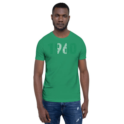 1960 Nigeria Independence Year Word Cluster Tee Short-Sleeve Unisex T-Shirt