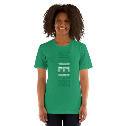 QUEEN (Vertical) Nigerian Inspired Short-Sleeve Unisex T-Shirt