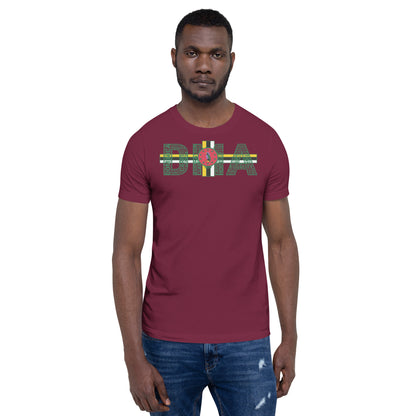 DOMINICA DMA Word Cluster Unisex t-shirt