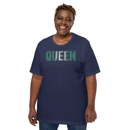 QUEEN Nigerian Inspired Word Cluster Unisex t-shirt