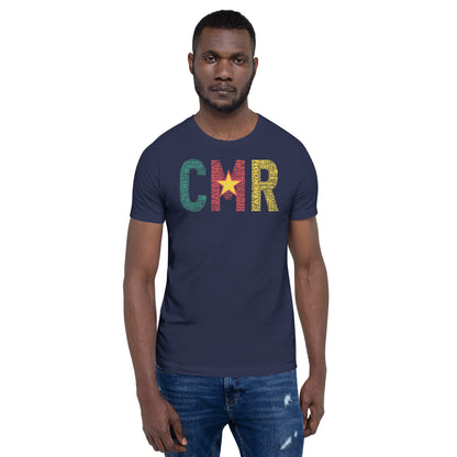 Cameroon CMR Inspired Word Cluster Unisex t-shirt