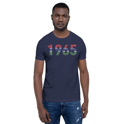 GAMBIA Independence Year Inspired Word Cluster Short-sleeve unisex t-shirt