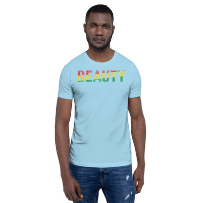 BEAUTY Pan African inspired Short-Sleeve Unisex T-Shirt