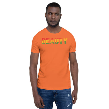 BEAUTY Pan African inspired Short-Sleeve Unisex T-Shirt