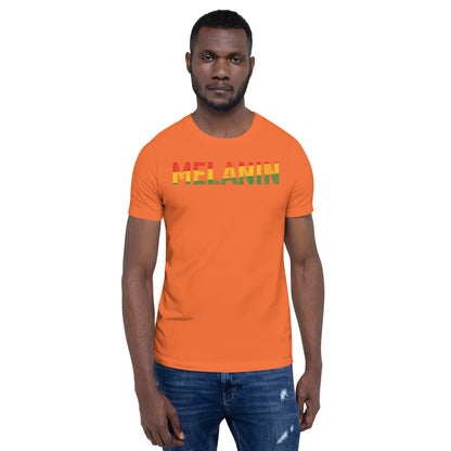 MELANIN Pan African Inspired Short-Sleeve Unisex T-Shirt