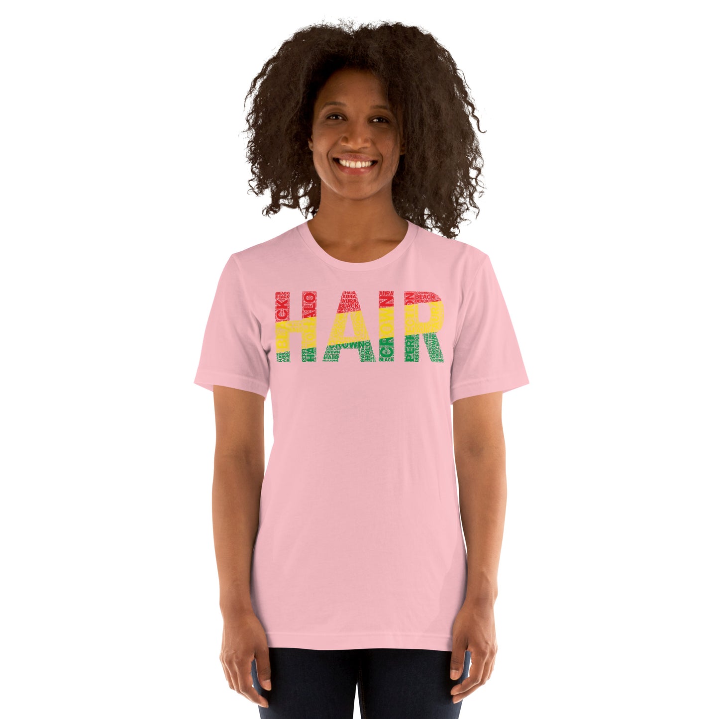 HAIR Word Cluster Short-Sleeve Unisex T-Shirt