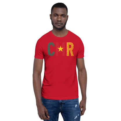 Cameroon CMR Inspired Word Cluster Unisex t-shirt