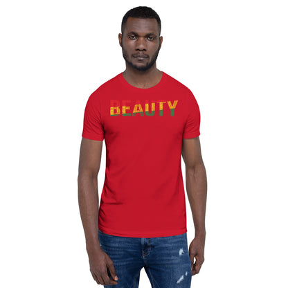 BEAUTY Pan African inspired Short-Sleeve Unisex T-Shirt