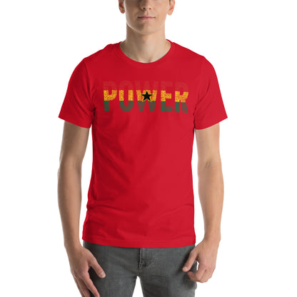 POWER Ghana Inspired Unisex t-shirt