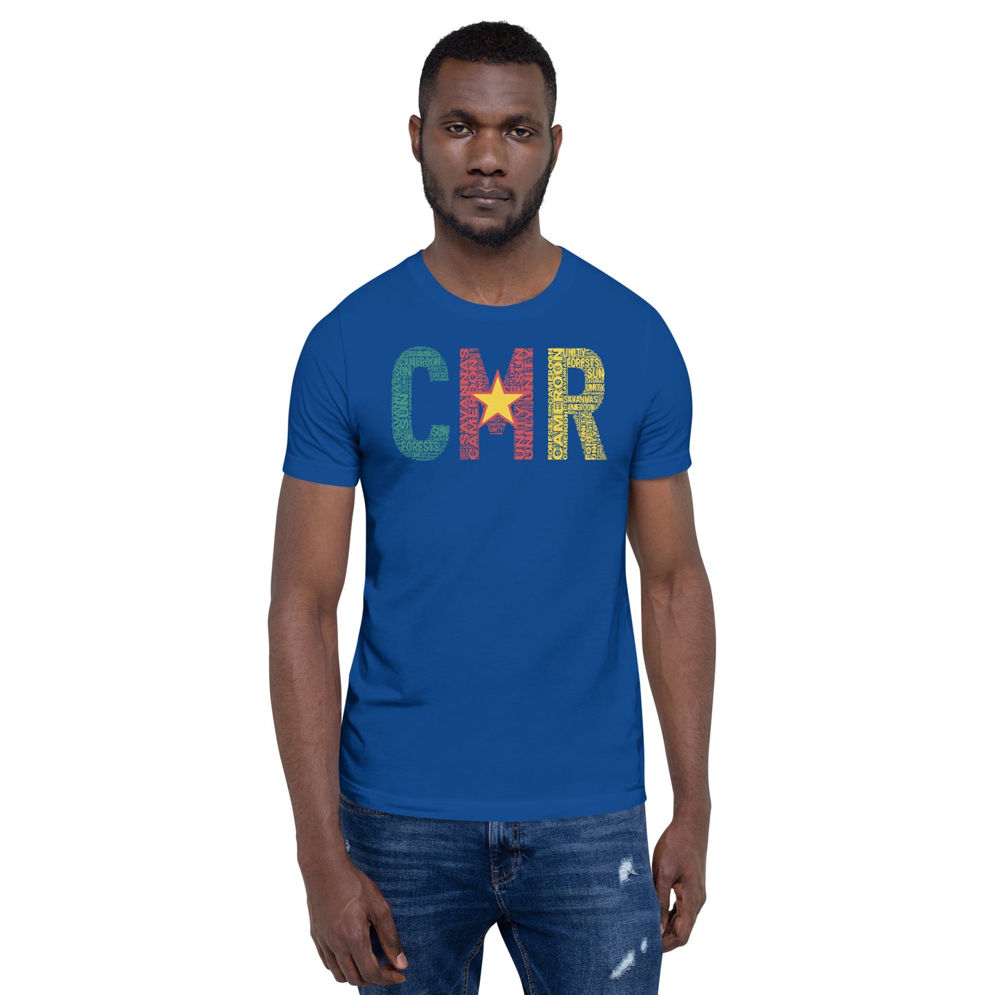 Cameroon CMR Inspired Word Cluster Unisex t-shirt