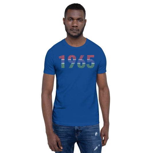 GAMBIA Independence Year Inspired Word Cluster Short-Sleeve Unisex T-Shirt